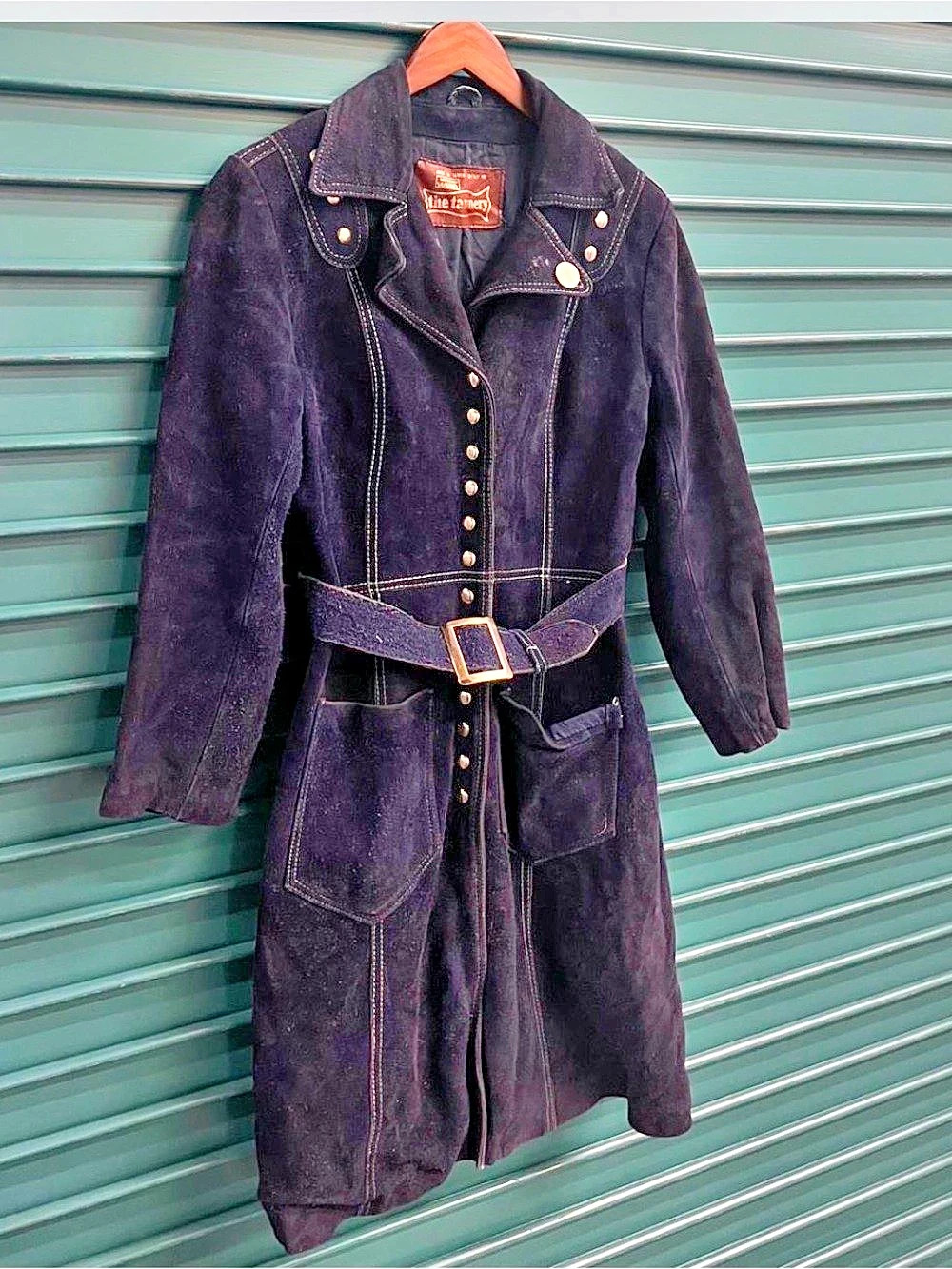 60s Suede Studded Coat230